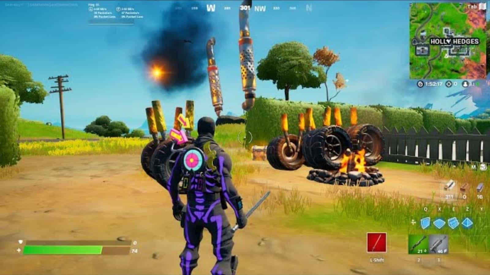 Fortnite Cómo usar la falla de experiencia para subir de nivel