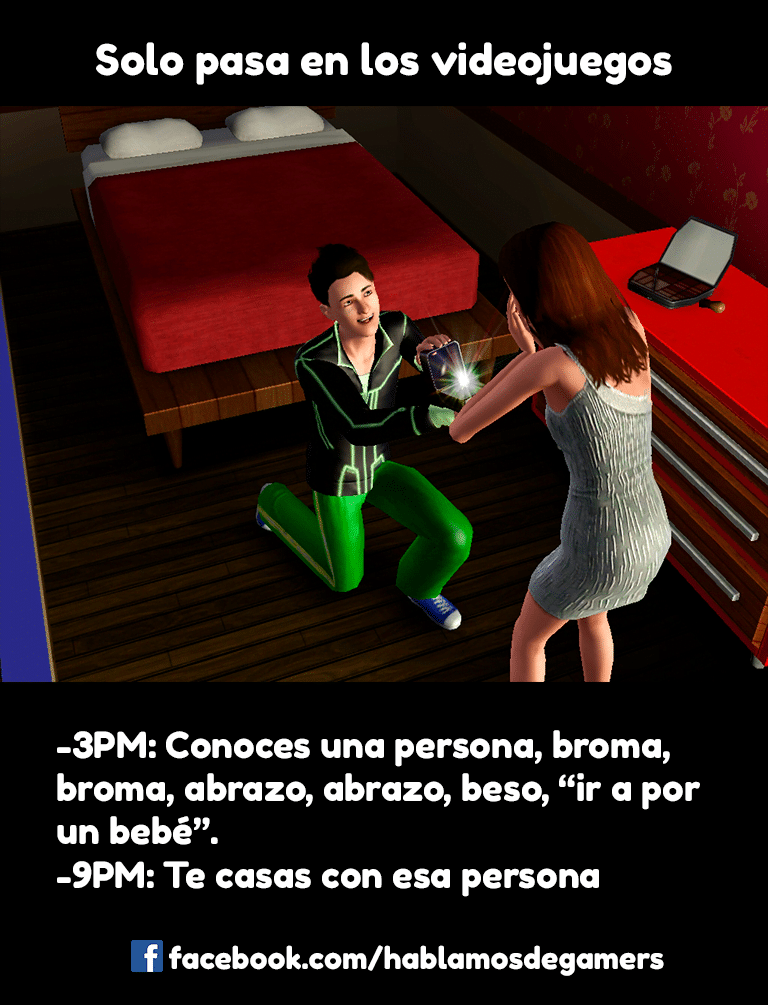 Memes de videojuegos - The Sims