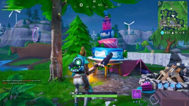 Cumpleaños Fortnite Dónde están los Pasteles de