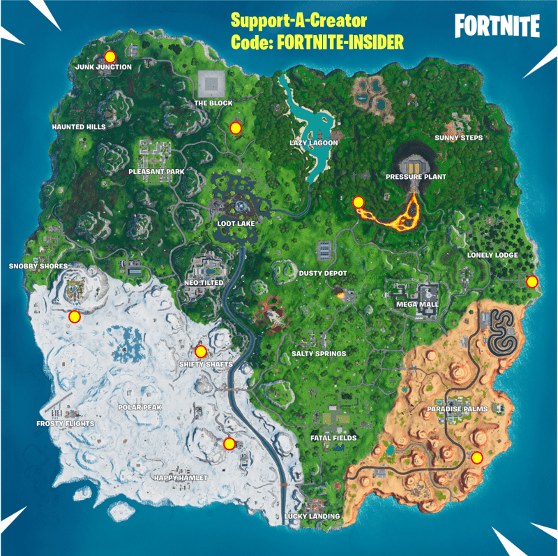 Fortnite Encuentra Botes de Spray Perdidos - Desafíos Semana 2 Temporada 10