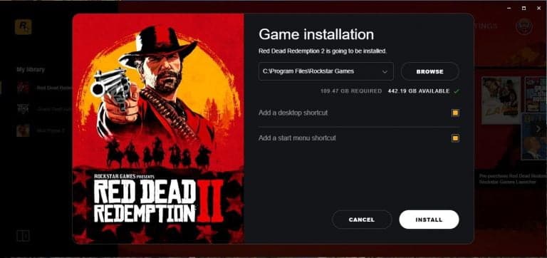 Red Dead Redemption 2 Realiza la Pre Descarga para PC