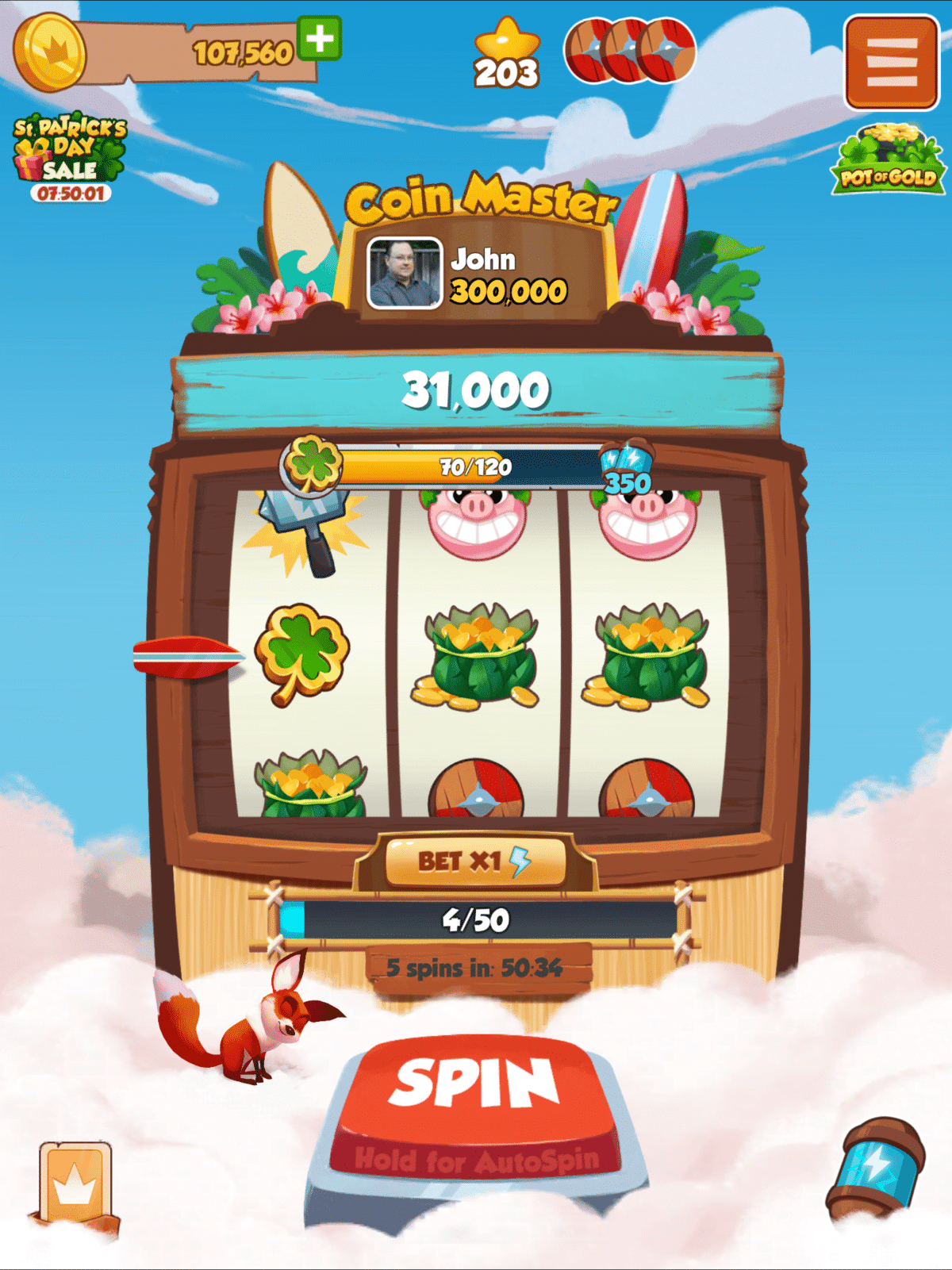 coin master free spins promo code