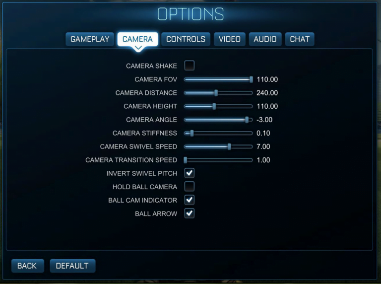 Best Rocket League Camera Settings (PRO) » Rocket League Guides