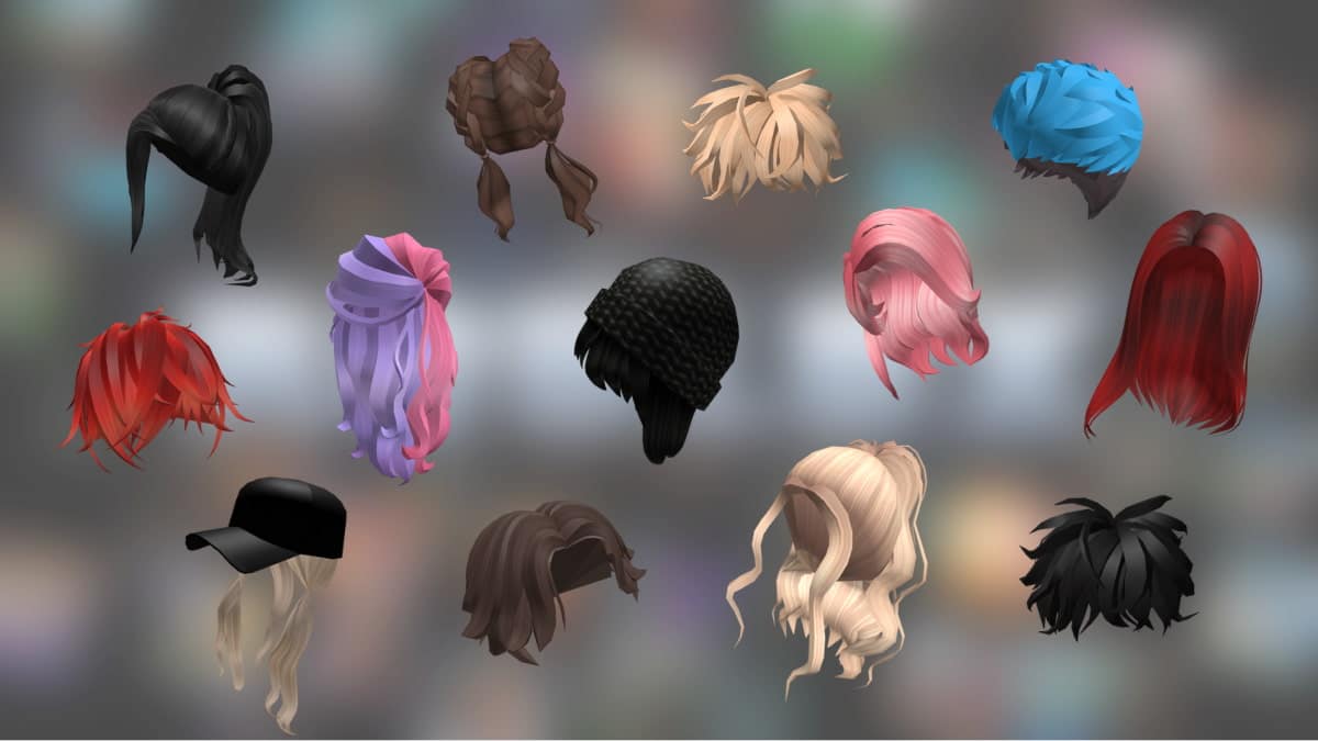 ROBLOX HAIR CODES - ROBLOX HAIR WITH HAIR CLIPS, CUTE AND AESTHETIC 