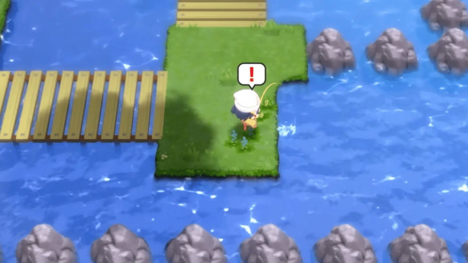 cómo conseguir la caña de pescar en Pokémon Diamante Brillante y Perla Reluciente