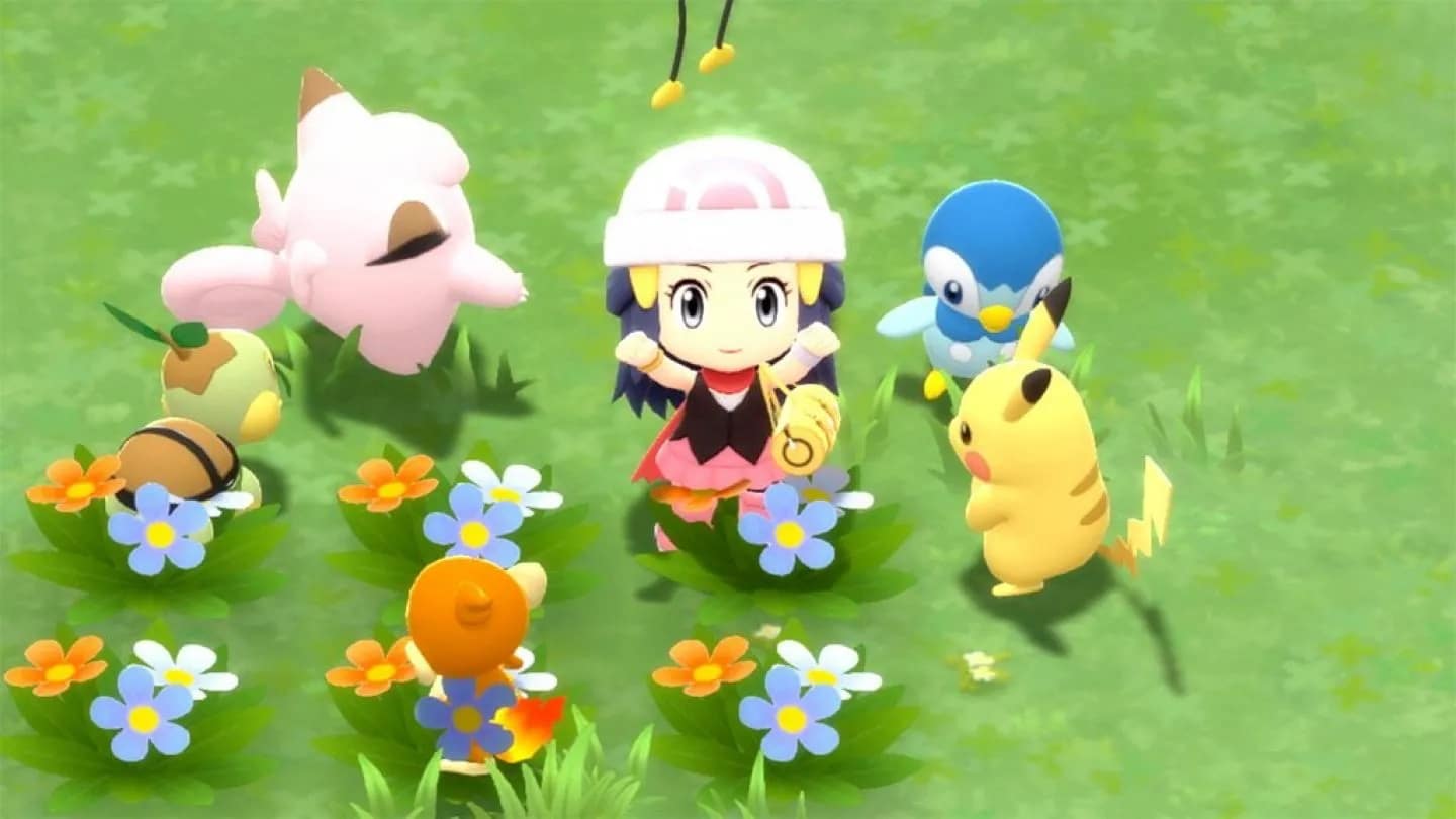 cómo ver el nivel de amistad en Pokémon Diamante Brillante y Perla Reluciente