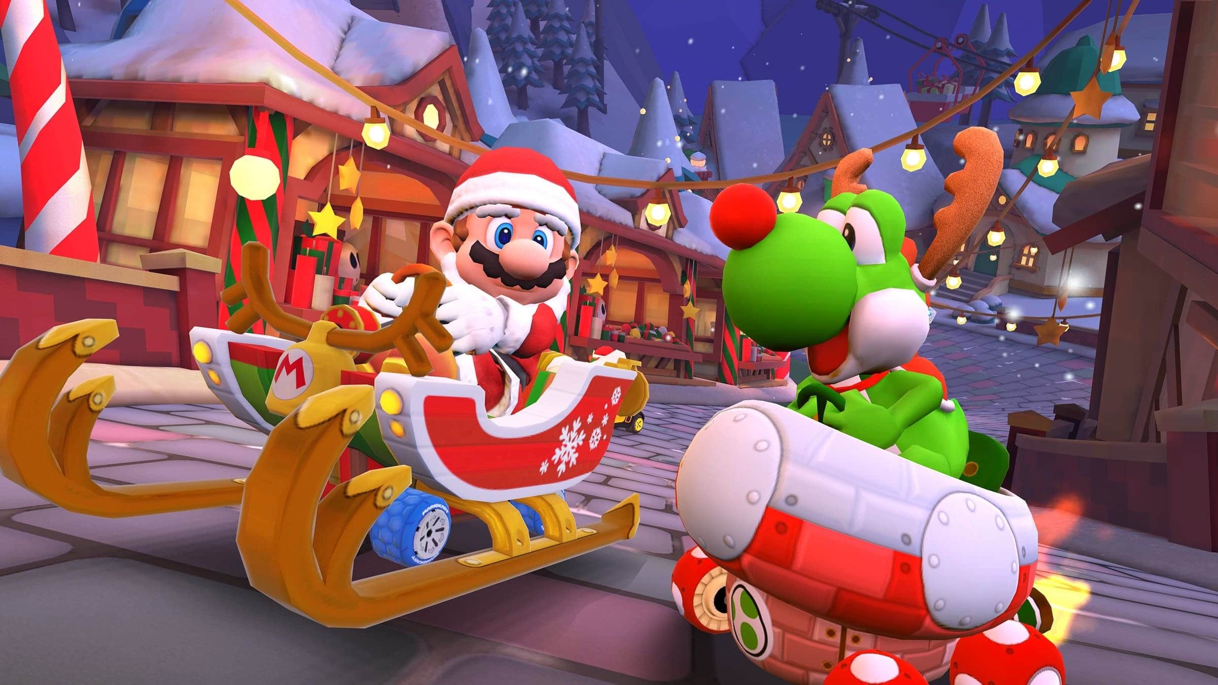 evento navideño de Mario Kart Tour 2021
