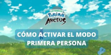 cómo activar el modo primera persona en Pokémon Arceus