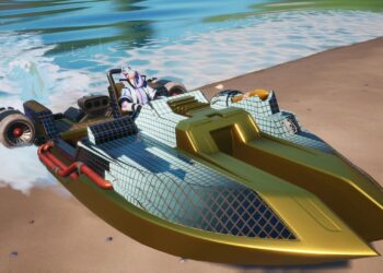 Pasado Profundo o Barco de Empeños en una lancha motora Fortnite