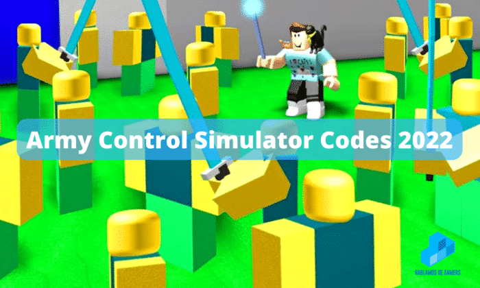 Codes For Army Control Simulator Roblox 2023