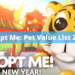Adopt Me: Pet Value List