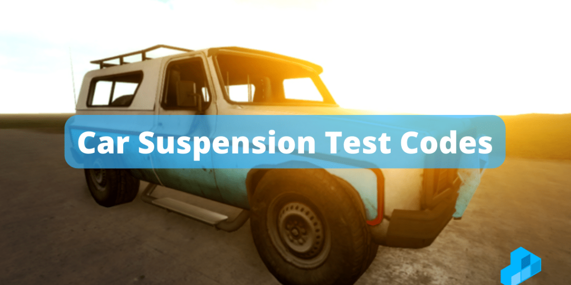 Car Suspension Test codes