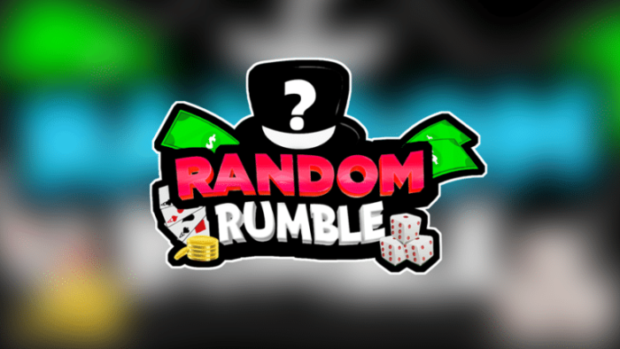 Random Rumble codes 2022