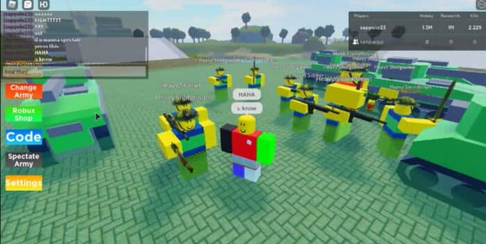 Roblox Noob Army Tycoon Codes (December 2022)