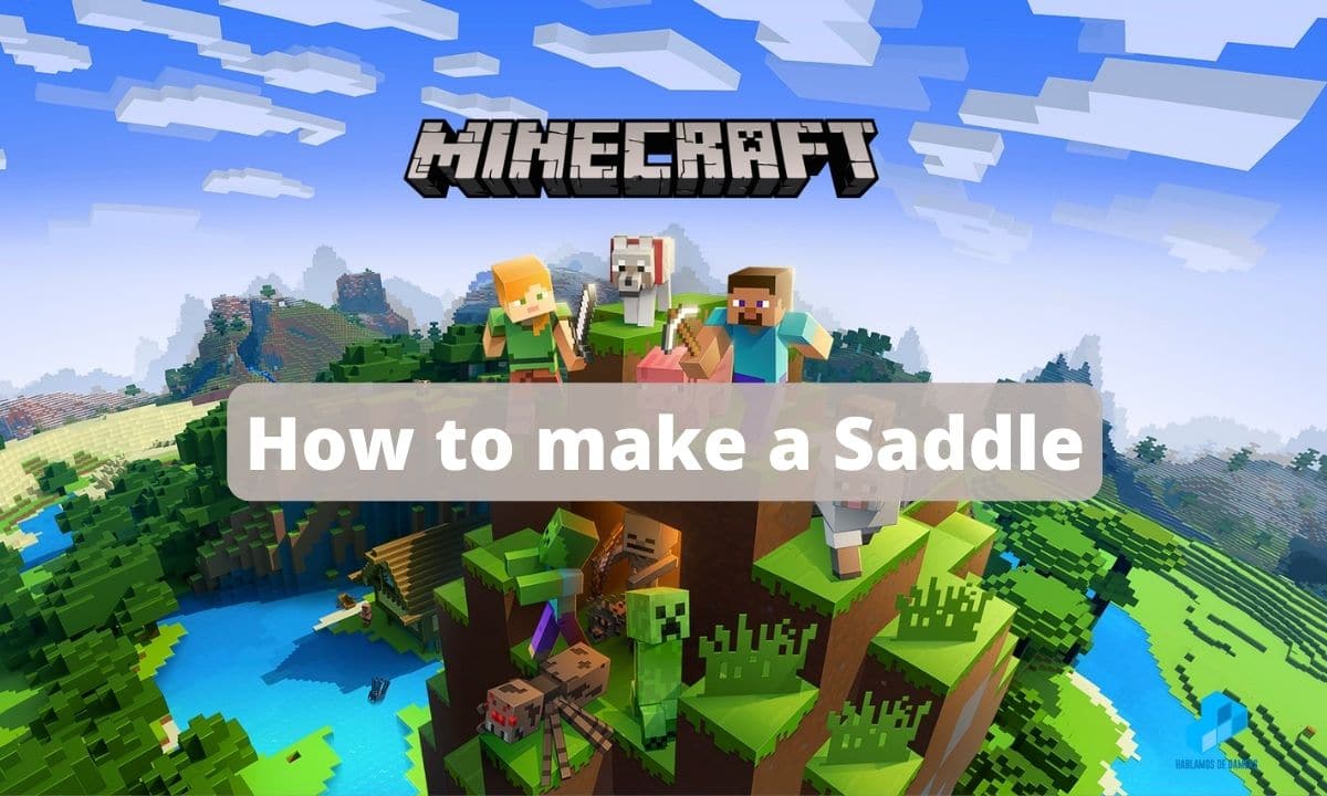 How to make a saddle in Minecraft