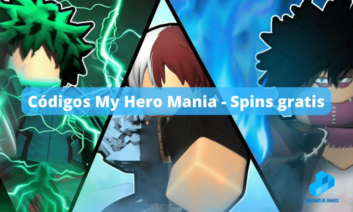 TODOS OS NOVOS CODIGOS *NOVEMBRO 2022* no MY HERO MANIA SPINS GRATIS (My  hero mania codes) ROBLOX 