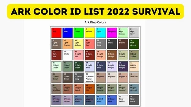 Ark Color ID List