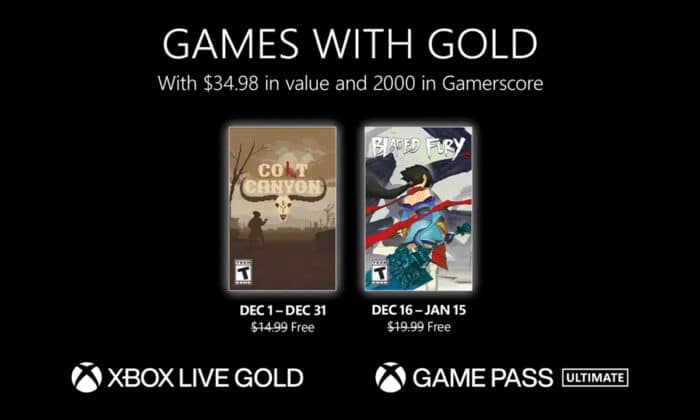 Games With Gold: lista confirmada de juegos gratis de Xbox