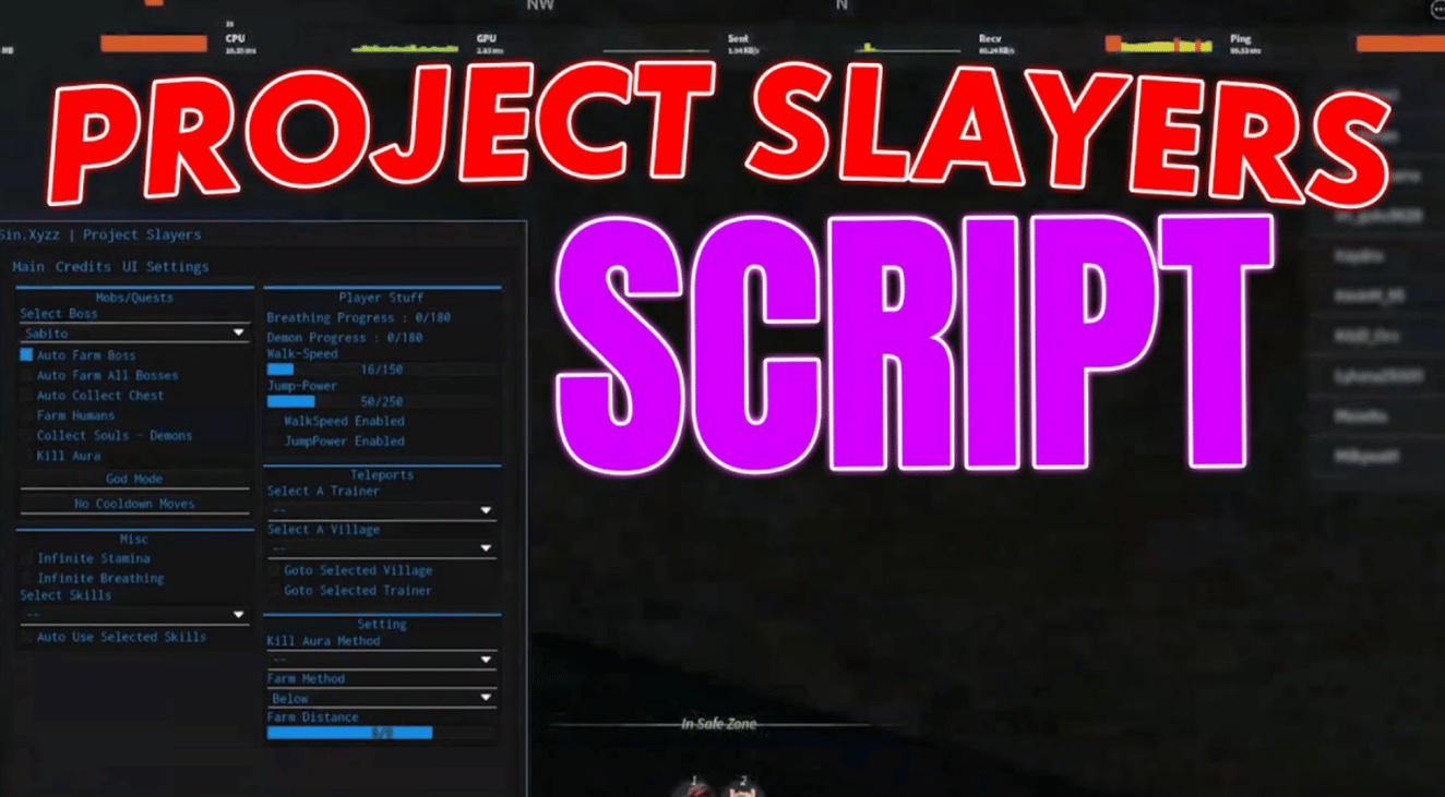 Project Slayers Scr Pastebin Script [Updated]