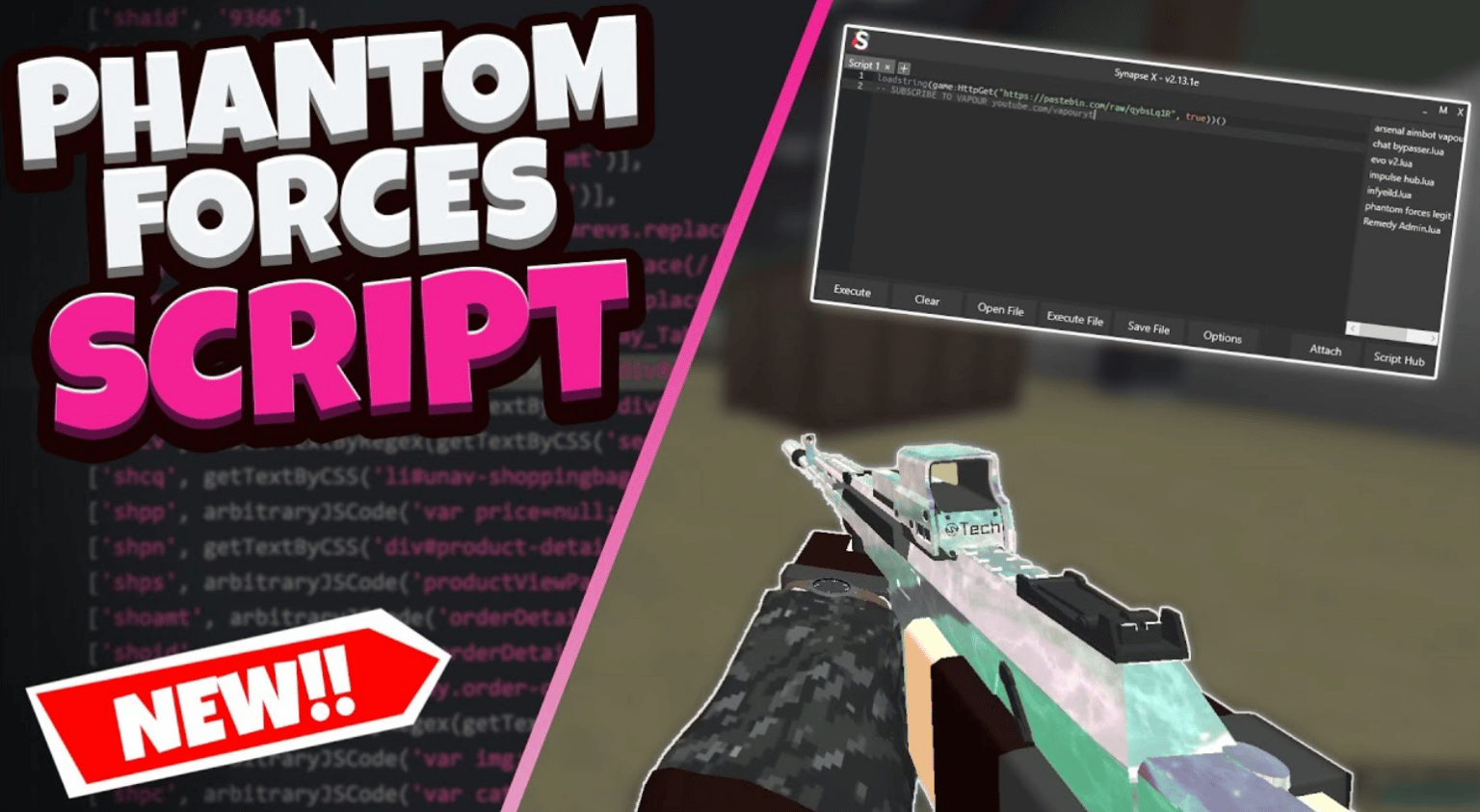 Phantom Forces Script Hack GUI | Silent Aim + ESP & MORE