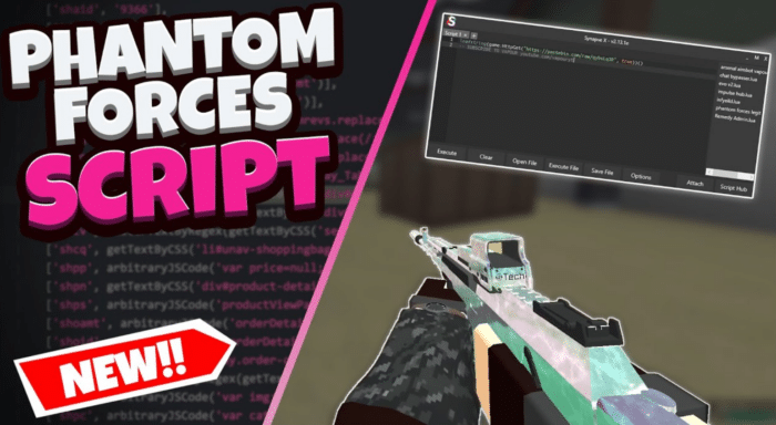 Phantom Forces Script Hack GUI | Silent Aim + ESP & MORE