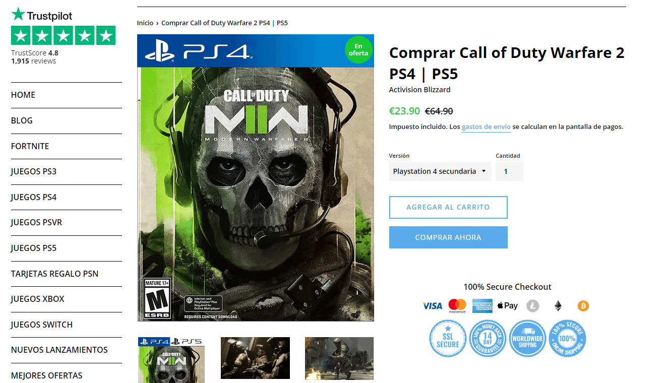 Buy Call of Duty Modern Warfare 2