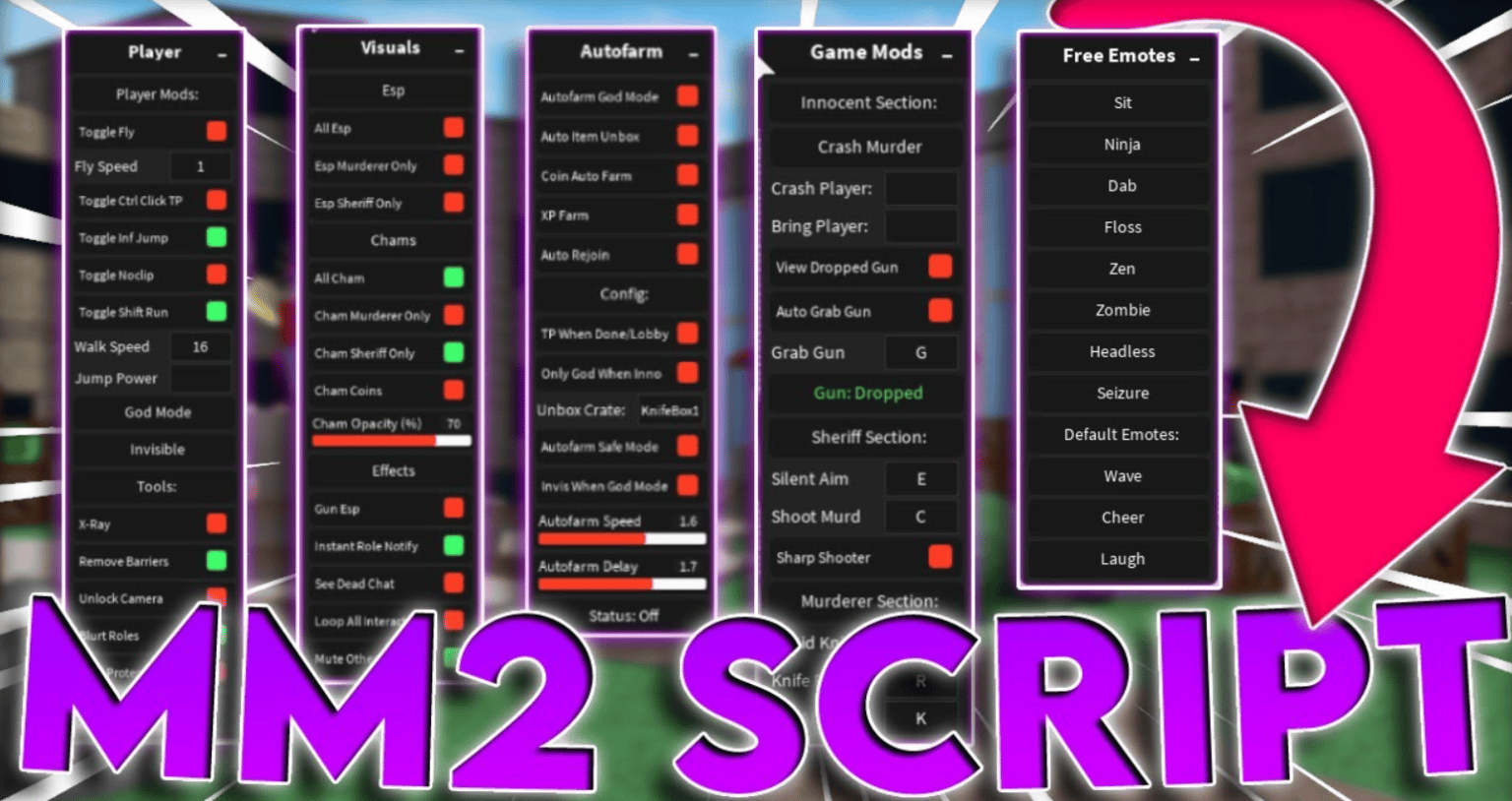 NEW MM2 Script List)