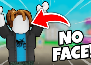 How to have no face in Roblox faceless