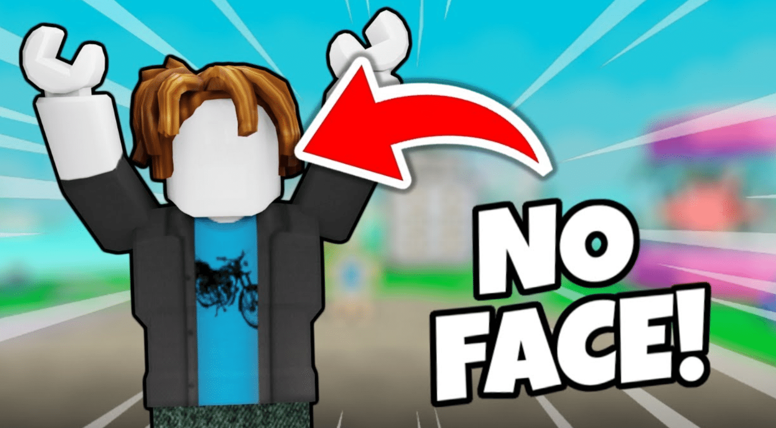 How to have no face in Roblox faceless