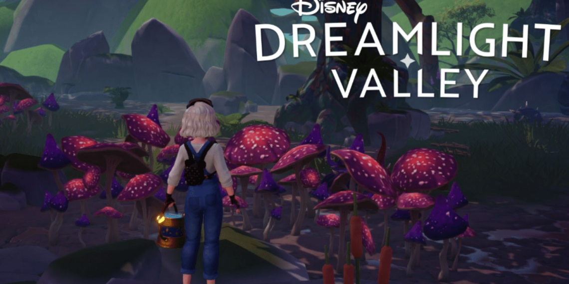 How to get rid of mushrooms in Disney dreamlight valley?