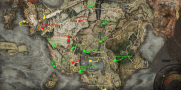 Elden Ring Boss locations Map