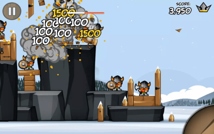 Juegos parecidos a Angry Birds - Siege Hero Viking Vengeance