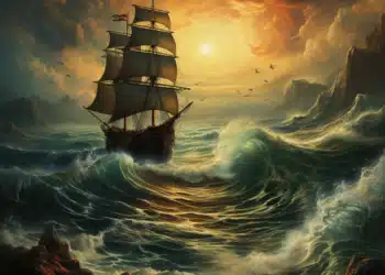 Sea of Thieves cover art depicting pirates and ships, hinting at potential PlayStation release, according to reports.