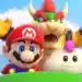 High-quality image from a Mario franchise game, featuring Mario in his classic red hat and blue overalls, Bowser with his fierce expression and spiked shell, and a cheerful white Mallow. They are poised for action atop a grassy platform against a bright blue sky, reflecting the vibrant and whimsical nature of the Mario universe. This image encapsulates the camaraderie and adventure typical of Mario RPG games, where unlikely allies come together for a greater cause.