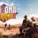 Imagem promocional do jogo 'Arizona Sunshine 2' com personagens armados enfrentando zumbis em um deserto árido, com cactos e um carro abandonado.