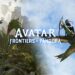 Na'vi characters from Avatar: Frontiers of Pandora engaging with native creatures and lush vegetation in the game's expansive world.