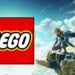 Promotional image for an article featuring LEGO® and The Legend of Zelda: a vivid painting of Link standing on a cliff, with the LEGO® logo superimposed on the left