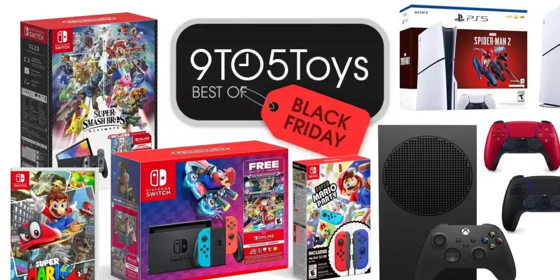 Melhores ofertas da Black Friday com jogos e acessórios para Nintendo Switch e PlayStation.