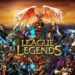 Imagem vibrante com vários campeões do League of Legends em ação, destacando suas habilidades únicas em um campo de batalha cheio de magia e combate.