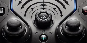 Close-up image of a PS5 controller showing the joystick area, highlighting issues related to PS5 controller drift, where joystick inputs register incorrectly, causing in-game movement problems.