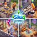 Cena de The Sims 4 que mostra um Sim a usar cheats de habilidades, a cozinhar numa cozinha moderna, a tocar piano numa sala de estar com estilo e a fazer exercício num ginásio em casa, destacando habilidades avançadas conseguidas através de cheats.
