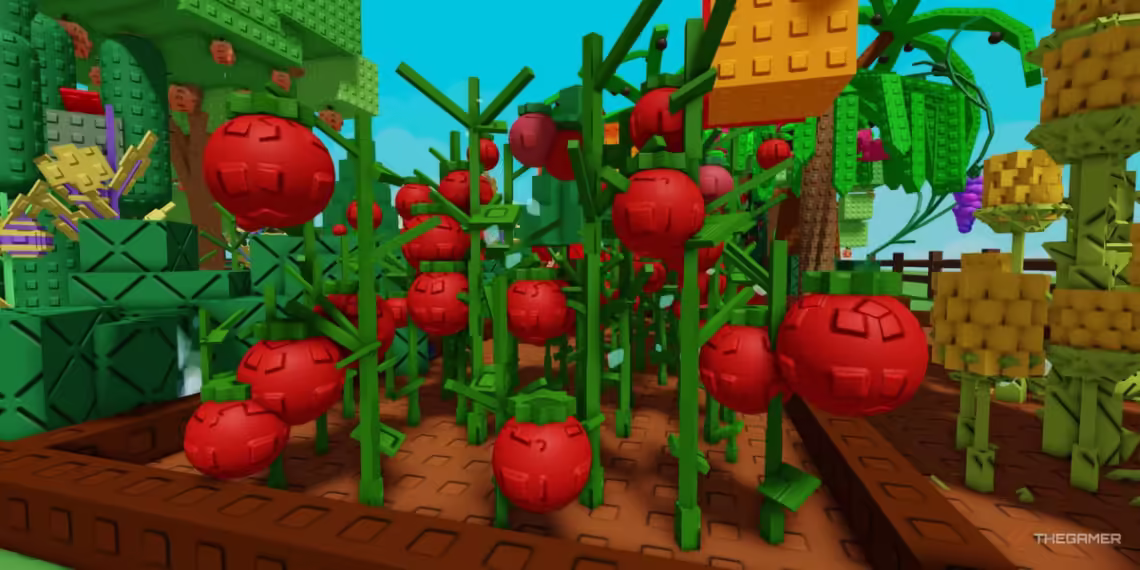 Unavailable image due to unsupported file type in Roblox's Grow A Garden game guide for obtaining and crafting the Chilled Tomato item.