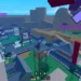 A labeled map view of Hydra Town and Dojo Location in Blox Fruits, showing a player's interface with health, energy, and menu stats on screen.