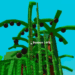 Coconut trees grow tall beside bamboo stalks at 89% growth in Roblox’s "Grow a Garden," with coconuts hanging from leafy branches.