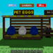 : Pet Eggs stall in Roblox’s Grow a Garden game with blue and white eggs and timer showing next pet eggs in 8 minutes.