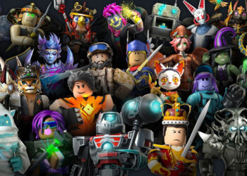 A vibrant collage of diverse Roblox avatars in various costumes and styles, showcasing characters possibly used in games like Tower of Hell or other Roblox experiences.