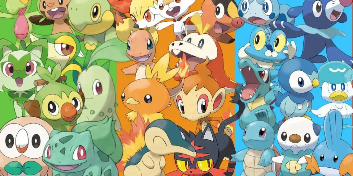 All Pokémon Starters by Generation hablamosdegamers.com