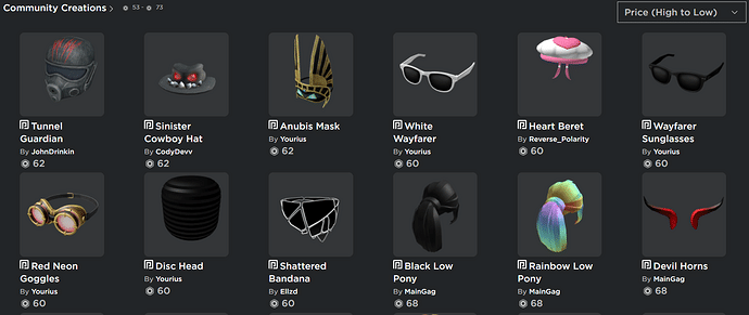 Image from a store on roblox 