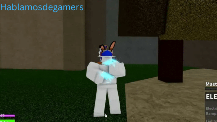 Image of electric claw on roblox