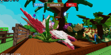Image of a flower in grow a garden in roblox